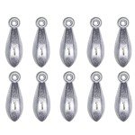 Fishing Weights Sinkers Bank Sinkers Bullet Weights for Surf Fishing Pier Bank Fishing Saltwater Fishing Gear 1oz to 8oz