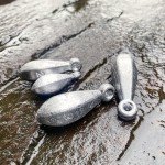 Fishing Weights Sinkers Bank Sinkers Bullet Weights for Surf Fishing Pier Bank Fishing Saltwater Fishing Gear 1oz to 8oz