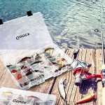 Gonex 3700 Tackle Trays 4 Packs, Transparent Fishing Tackle Boxes Organizer and Storage with Adjustable Dividers, Plastic 3700 Tackle Boxes for Lures, Hooks, & Other Accessories
