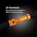 Fiblink Saltwater Fishing Rod 1 Piece Trolling Rod Deep Sea Big Game Conventional Boat Fishing Pole Heavy Duty Spiral Rod (6',30-50lb)