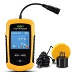 Lixada Fishing Finder Wired Fishing Sonar Sensor Fishing Alarm for Fish Depth Detection