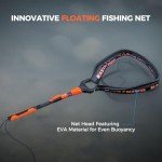 KastKing Titanet 32" Fishing Net, Durable Aluminum Handle, Fish-Friendly PVC Coated Nylon Net, Non-Slip Hi-vis Grip, Compact Storage Bag, Elastic Lanyard, Ideal for Kayak and Boat Fishing