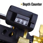 Sougayilang Line Counter Fishing Reel Conventional Level Wind Trolling Reels-TRA 30L