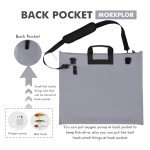 MORXPLOR Fish Bag Tournament Fishing Weigh in Bag 26x23 inches With Airtight Leakproof Zipper,Fish Bags Heavy Duty to Transport Fishes