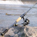 Sougayilang Fishing Rod 24-Ton Carbon&Glass Fiber Composite Spinning and Casting Rod, 2 Piece for Bass Trout Crappie Travel Fishing- 6'0"- Spinning- Golden