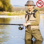 G GIEPHT 2 Pack Mosquito Head Net Mesh for Hiking & Outdoors,Bug Netting over Hat Adults Fishing,Insect Shield Protection Face Cover Mask Hood against Fly Midge Gnat