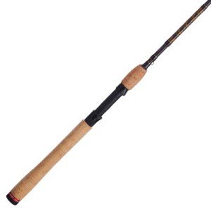 PENN Squadron III 7’6” Inshore Spinning Rod; 1-Piece Fishing Rod, 10-17lb Line Rating, Medium Rod Power, Fast Action, 1/4-1 oz. Lure Rating, Titanium/Red/Gold