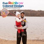 DaddyGoFish Kids Fishing Net - Extendable Telescopic Landing Net for Boy Girl Children Catching Small Fish Crab Shrimp Minnow Dragonfly Beach Pier Lake River Ocean (Style 2 (2 Pack, Blue + Blue))