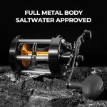 KastKing Rover Round Baitcasting Reel, Right Handed Fishing Reel,Rover60,Black