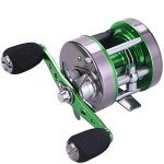 Sougayilang Round Baitcasting Reel,Conventional Reel-Reinforced Metal Body Anti-Reverse Fishing Reels for Catfish, Salmon/Steelhead, Striper Bass,Tuna and Inshore Saltwater Fishing