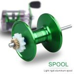 Sougayilang Round Baitcasting Reel,Conventional Reel-Reinforced Metal Body Anti-Reverse Fishing Reels for Catfish, Salmon/Steelhead, Striper Bass,Tuna and Inshore Saltwater Fishing