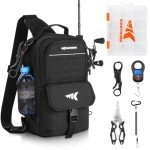 KastKing Everyday Essential Fishing Backpack & Tool Set, Fishing Sling Tackle Bag & 3500-Tackle Box Waterproof, Fishing Scale, 7" Fishing Pliers, Lip Gripper-Fishing Gear and Fishing Gift for Men