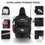 KastKing Everyday Essential Fishing Backpack & Tool Set, Fishing Sling Tackle Bag & 3500-Tackle Box Waterproof, Fishing Scale, 7" Fishing Pliers, Lip Gripper-Fishing Gear and Fishing Gift for Men