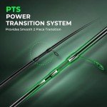 KastKing Zephyr Dual Tip Fishing Rod, Lightweight KastFlex IM6 Graphite Spinning & Casting Rod, Fuji O-Ring Guide, Dual Tips Section for Different Powers, EVA Grip, 7' M & MH Spinning Rod