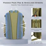 KastKing BlowBak Tactical Fishing Sling Tackle Bag-Lightweight Fishing Backpack-Storge Fishing Gear and Equipment-Fishing Gift for Men,Khaki Camo,Large