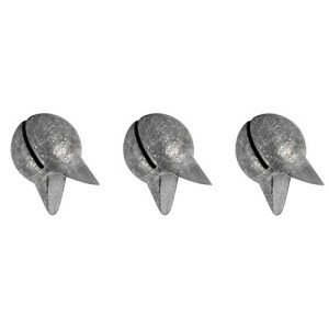 Dr.Fish 100 Pack Removable Split Shot Weights Lead Fishing Sinkers Fly Fishing Line Sinkers Reuseable Clip On Weights Freshwater Saltwater Size 5, 1/12oz