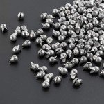 Dr.Fish 100 Pack Removable Split Shot Weights Lead Fishing Sinkers Fly Fishing Line Sinkers Reuseable Clip On Weights Freshwater Saltwater Size 5, 1/12oz