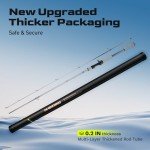 HANDING Pioneer Spinning Rod, Bass Fishing Rod with 24T Carbon Fiber, 7' MF Action M Power Spinning Fishing Rod EVA Handle, TS Ceramic Guides, 2 Pieces