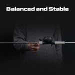 HANDING Pioneer Spinning Rod, Bass Fishing Rod with 24T Carbon Fiber, 7' MF Action M Power Spinning Fishing Rod EVA Handle, TS Ceramic Guides, 2 Pieces