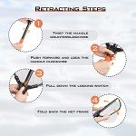 KastKing Brutus Fishing Net, Fish Landing Net, Lightweight & Portable Fishing Net with Soft EVA Foam Handle, Holds up to 44lbs/20KG, Fish-Friendly Mesh for a Safe Release, Silicone M