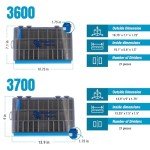 Reaction Tackle UltraSeal Water Resistant Tackle Trays- 3700 1-Pack