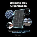 Evolution Fishing BallistiX Terminal Tackle Tray - Waterproof, Anti-Corrosion, One Hand Latch, Clear Lid, Lure Box, Tackle Storage