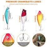 Fishing Lures Kit for Freshwater Tackle Box Kit for Bass Trout, Fathers Day Dad Gifts for Men Dad Husband Boys Beginner, Bait & Other Accessories Fishing Gear Gifts Ideas 105pcs Orange
