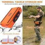 Fishing Lures Kit for Freshwater Tackle Box Kit for Bass Trout, Fathers Day Dad Gifts for Men Dad Husband Boys Beginner, Bait & Other Accessories Fishing Gear Gifts Ideas 105pcs Orange