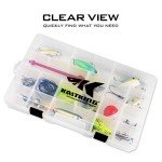 KastKing Tackle Boxes, Plastic Box, Plastic Storage Organizer Box with Removable Dividers - Fishing Tackle Storage - Box Organizer - 2 Packs /4 Packs Tackle Trays - Parts Box
