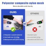Foldable Fishing Net, Landing Fishing Pier Nets, Drop Net for Pulling Up Fish with Rope, Portable Bridge Fishing Net for Minnows, Crawfish, Shrimp