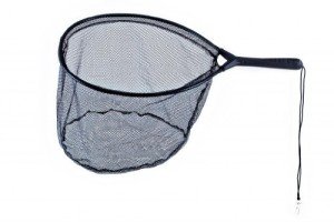 Ranger Catch and Release Knotless Flat-Bottom Landing Net (8-Inch Handle, 14x18-Inch Hoop, 12-Inch Net Depth)