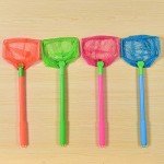 Coopay 4 Pieces Butterflies Fishing Net Catching Bug Floating Bait Beach Nets for Outdoor Playing (Rose Red, Orange, Blue, Green)