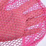 Coopay 4 Pieces Butterflies Fishing Net Catching Bug Floating Bait Beach Nets for Outdoor Playing (Rose Red, Orange, Blue, Green)