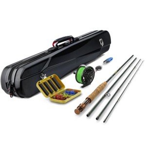 Gonex Fly Fishing Rod Combo: 4-Piece, 9ft