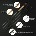 Gonex Fly Fishing Rod Combo: 4-Piece, 9ft