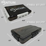 Baitium XTRAseal Waterproof Fishing Tackle Box Organizer, Tackle Boxes With Dividers, Fishing Box, Tacklebox for Fishing, 3600 Tackle Tray 3700, Plastic Storage Organizer, Fishing Gear - 3600