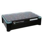 Evolution Fishing BallistiX HANGR 3.7D Tackle Tray - Waterproof, Angled Divider System, Anti-Corrosion, Single Latch, Clear Lid, Lure Box, Tackle Storage, Tackle Box Organizer