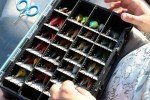 Evolution Fishing BallistiX HANGR 3.7D Tackle Tray - Waterproof, Angled Divider System, Anti-Corrosion, Single Latch, Clear Lid, Lure Box, Tackle Storage, Tackle Box Organizer