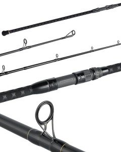 LITTMA Conventional Saltwater Fishing Rods with Fuji Ring Heavy Duty 9/10/11/ 12ft Portable Graphite Surf Casting/Spinning Rod Barra de Surf