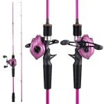 Sougayilang Baitcaster Reel and Fishing Rod Combo, 2-Piece Fishing Pole with Comfort EVA Grip Handle