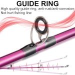 Sougayilang Baitcaster Reel and Fishing Rod Combo, 2-Piece Fishing Pole with Comfort EVA Grip Handle