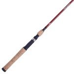 Berkley 5’6” Cherrywood HD Casting Rod, One Piece Spinning Rod, 8-17lb Line Rating, Medium Rod Power, Fast Action, 1/4-3/4 oz. Lure Rating, Red