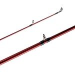 Berkley 5’6” Cherrywood HD Casting Rod, One Piece Spinning Rod, 8-17lb Line Rating, Medium Rod Power, Fast Action, 1/4-3/4 oz. Lure Rating, Red