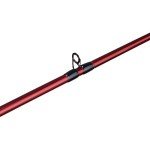 Berkley 5’6” Cherrywood HD Casting Rod, One Piece Spinning Rod, 8-17lb Line Rating, Medium Rod Power, Fast Action, 1/4-3/4 oz. Lure Rating, Red