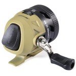 Sougayilang Kid Spincast Fishing Reel,Dial-Adjustable Drag Trouble-Free Push-Button Bait Casting Design Pre-Spooled with Fishing Line
