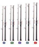 LITTMA Surf Spinning Rod - 9/10/11/12ft Graphite Saltwater Fishing Rod with Durable Stainless Steel Guides - Lightweight and Travel-Friendly Design for Beach and Surf Fishing