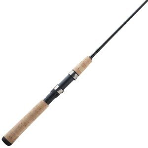 Shakespeare Micro 5' Spinning Rod, 2-Piece Fishing Rod, Graphite Composite Blank, Ultra Light Rod Power, Comfortable Full Cork Handle