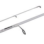 Abu Garcia 6’6” Veritas Spinning Fishing Rod, 1-Piece Rod, 6-12lb line Rating, Medium Rod Power, Fast Action, 1/8-1/2 oz. Lure Rating, White