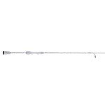 Abu Garcia 6’6” Veritas Spinning Fishing Rod, 1-Piece Rod, 6-12lb line Rating, Medium Rod Power, Fast Action, 1/8-1/2 oz. Lure Rating, White