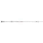 Abu Garcia 6’6” Veritas Spinning Fishing Rod, 1-Piece Rod, 6-12lb line Rating, Medium Rod Power, Fast Action, 1/8-1/2 oz. Lure Rating, White